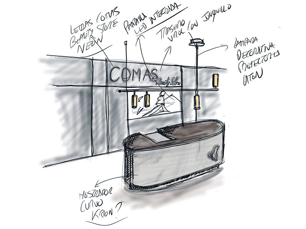 La importancia del croquis en el proceso de diseño de retail - Portada