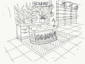 La importancia del croquis en el proceso de diseño de retail - Herb & Be