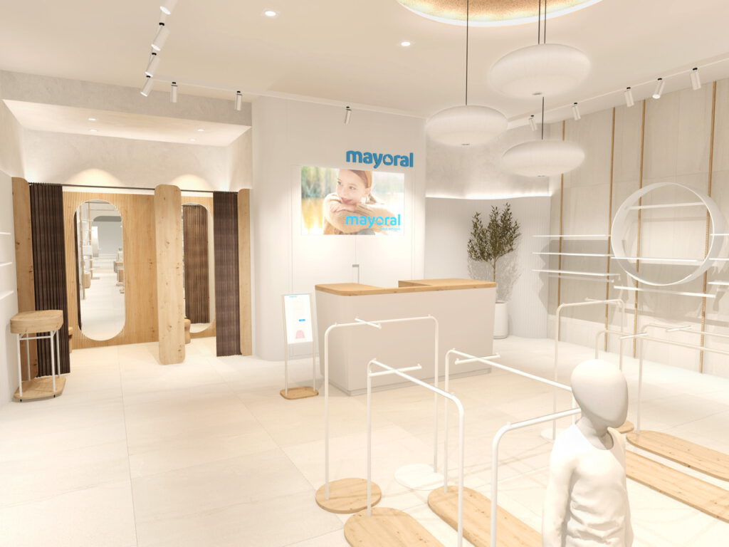 Diseño concepto tienda Mayoral