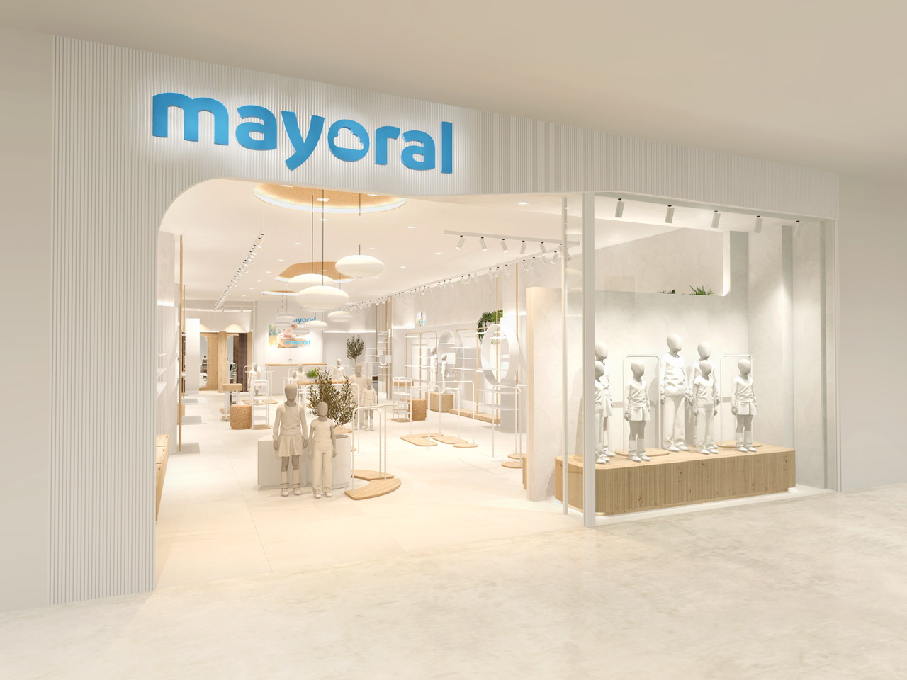 Diseño concepto fachada para Mayoral