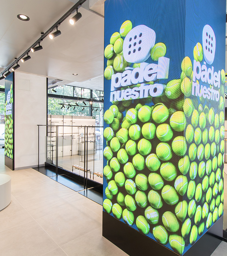 Padel Nuestro - rediseño espacios comerciales